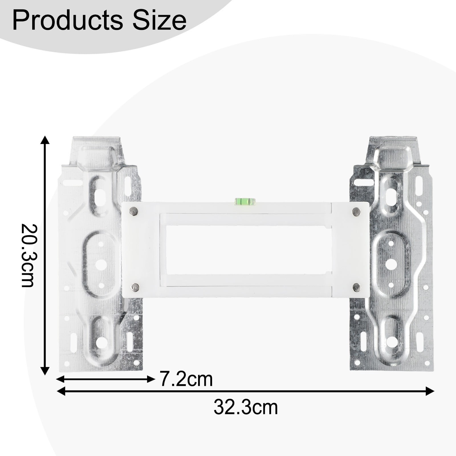 1Pcs Wall Mount Adjustable Support Bracket for Home Split Air Conditioner Indoor Unit with Level Gauge Hardware for Household