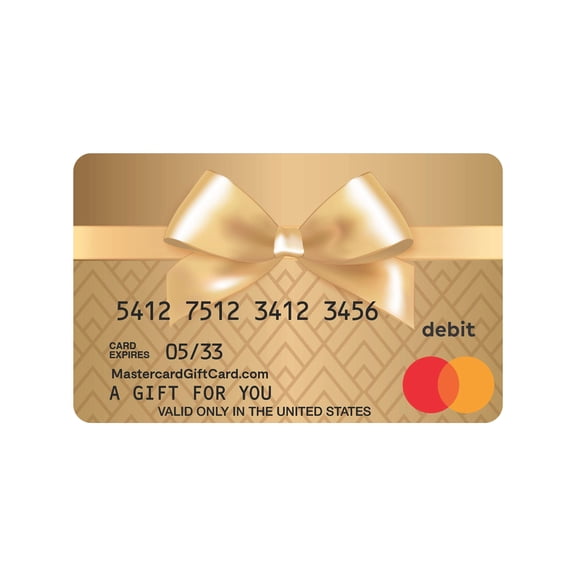 Mastercard® $20-$500 Gold Bowtie eGift Card (Plus $6.84 Purchase Fee) [Email Delivery]