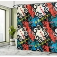 thumbnail image 5 of Ambesonne Psychedelic Shower Curtain, Grunge Street Art, 69"Wx84"L, Multicolor, 5 of 5