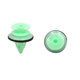 thumbnail image 1 of 20pzas 9mm Remaches Cierre de plástico verde Clips Grapa de fijación del guardabarros paragolpes para Coche para, 1 of 1
