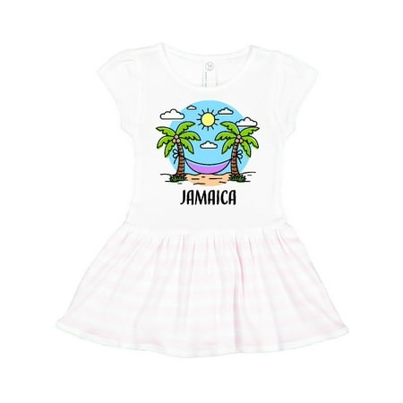 

Inktastic Summer Vacation in Jamaica Gift Toddler Girl Dress
