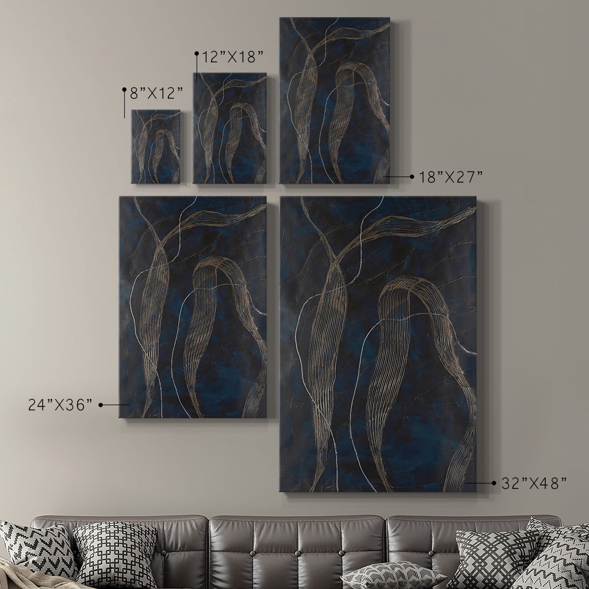 Laminar Flow I Premium Gallery Wrapped Canvas - Ready to Hang
