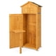 thumbnail image 1 of Costway Cobertizo Jardín Armario de Almacenaje Exterior Puerta con Cerradura Mesa Plegable Ganchos Organizador de Herramientas 75 x 50 x 180,5 cm, 1 of 9