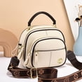 thumbnail image 2 of Coefficienta Classic Leather Shoulder Bag Multifunctional Adjustable Strap Wide Compartments for Women Hands Convenience, 2 of 9