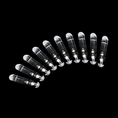 Apooke 10pcs Worm Jig Fishing Lure Baits Rattles Insert Tube Rattles Shake Attract Fly