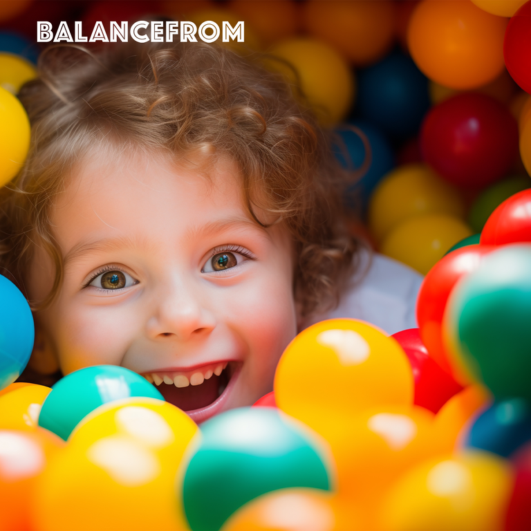 BalanceFrom Play Pit Balls, 200 Count Rainbow Colors photo 7