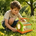 thumbnail image 5 of Pop Up Pet Habitat Cage With Collapsible Design, Mesh Pet House Carrier With Window, Portable Critter Keeper For Small Animals Reptiles Outdoor, 5 of 5