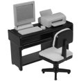 thumbnail image 1 of Accessoires de Bureau Mini Ordinateurs Imprimante Modèle Miniature, 1 of 3