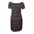 thumbnail image 2 of Vestido George para Mujer, con Cuello Ojal y Manga Corta Plisado con Elástico Negro Talla 2EG, 2 of 4