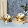 thumbnail image 7 of JHY DESIGN Bedside Lotus Table Lamp Set of 2 Battery Powered Nightstand Fairy Ambiance lamp, 7 of 7