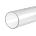 thumbnail image 1 of Unique Bargains Tuyau Rond Rigide en PVC Transparent 55mm ID 63mm OD 0.2m Haute Transparence, 1 of 6