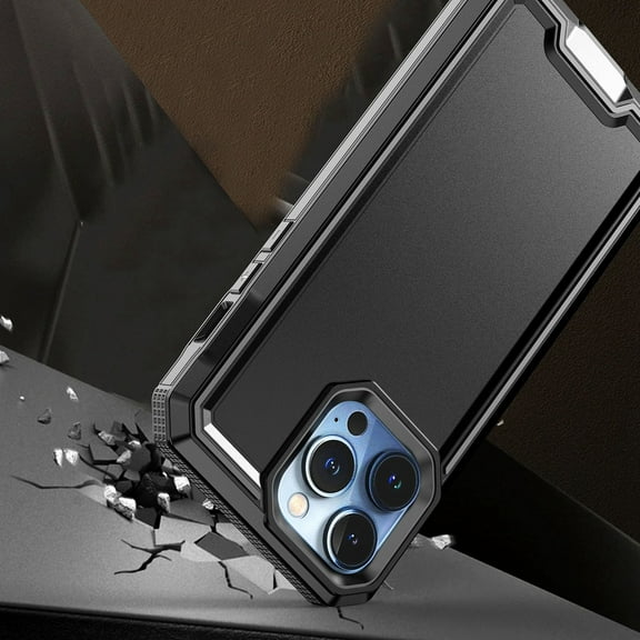 For iPhone 15 Case Strong Fused Protective Shockproof Cover   2 Tempered Glass