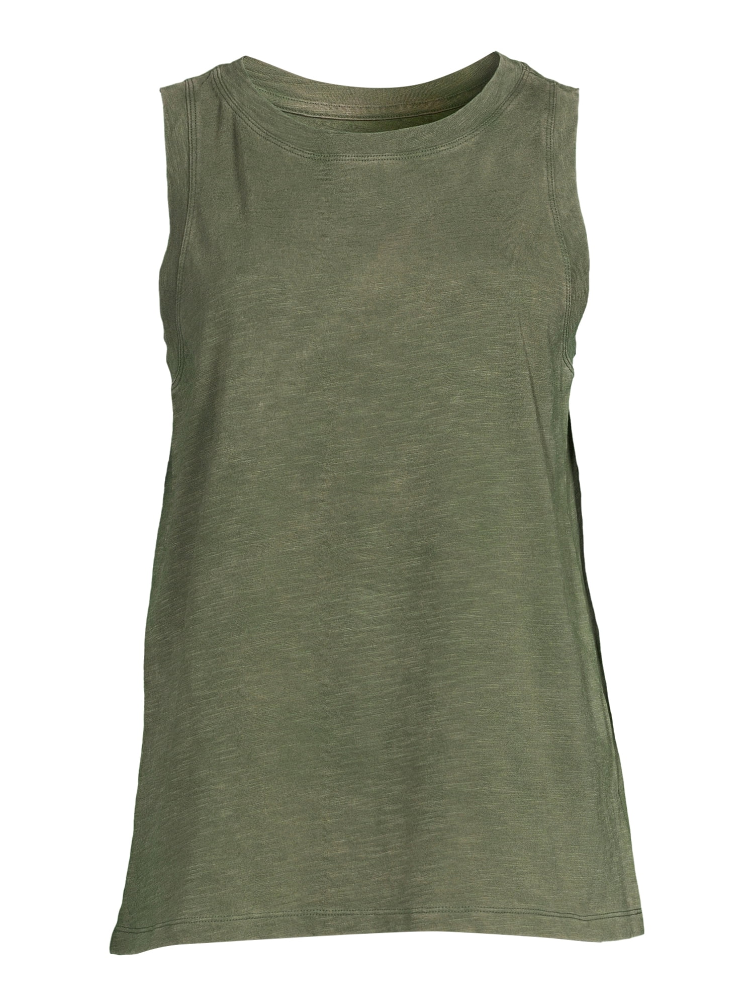 Time and Tru Women's Mineral Wash Tank Top, Sizes XS-XXXL