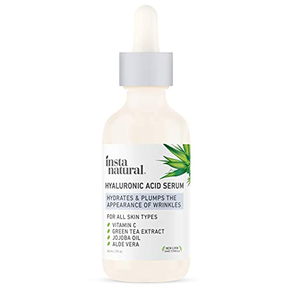 InstaNatural - Hyaluronic Acid Serum - With Vitamin C, Organic & 100% Pure Ingredients for Dry Skin, Wrinkle, Fine Line, Eye Bag Defense - Advanced Anti Aging Moisturizer for Men & Women - 2 oz - image 6 of 6