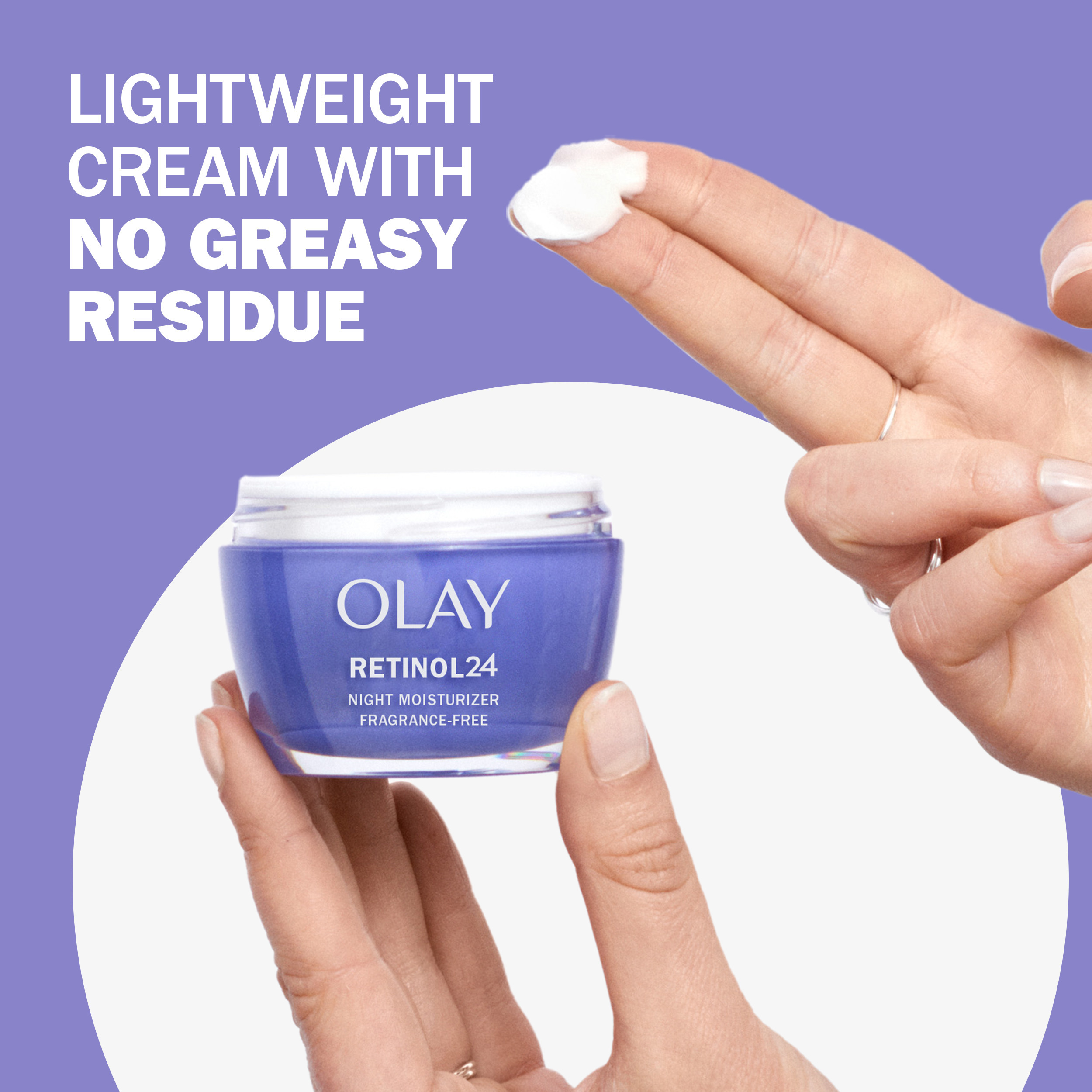 Olay Skincare Regenerist Retinol & Peptide Night Facial Moisturizer, Anti-Aging Cream, 1.7 fl oz - image 3 of 8