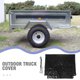 thumbnail image 3 of Cubierta para remolque utilitario: cubierta para caja de camioneta para volquete - Parasol resistente para triciclo - Protector plegable de tela Oxford, 3 of 7