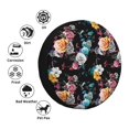 thumbnail image 5 of Rv Spare Tire Cover 15 inch - Hibiscus rose Tire Covers for Trailers, Adjustable Camper Spare Tire Cover, 5 of 7