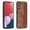 Brown, variant on Allytech Galaxy A17 5G Case, Slim Fit Shell Back Cover Retro PU Leather Anti-Scratch Shockproof Bumper Phone Case for Samsung Galaxy A17 5G -Purple