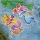 thumbnail image 3 of 10pcs colorido lindo de dibujos animados forma antideslizante pegatinas adhesivas para bañera escaleras superficies resbaladizas, 3 of 8