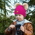thumbnail image 2 of Fjofpr Knitted Hat for Kids Winter Hat for Boys Winter NEW 1-11 Years Old For Girls Boys Kids Winter Beanie Hat Warm Knit Thick Ski Cap With Fluff, 2 of 7