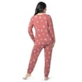 thumbnail image 3 of Fruit of The Loom Women's Boyfriend Top & Jogger Pajama Sleep Set, Sizes S-4X, 3 of 11