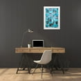 thumbnail image 3 of Pfeiffer, Peter 13x18 White Modern Wood Framed Museum Art Print Titled - Art In The Backyard, 3 of 4