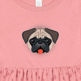 thumbnail image 4 of Inktastic Cute Pug Puppy Dog Girls Baby Dress, 4 of 5
