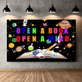 thumbnail image 6 of Colorful Space Banner Polyester Educational Background Decorative Astronomy for Classroom Decor Kids Room School, 6 of 6