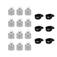 thumbnail image 2 of HLONK 1set Banjo Finger Picks Set Zinc Alloy Finger Picks Adjustable Bass Finger Picks, 2 of 7