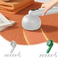 thumbnail image 1 of Fabric Shaver Sweater Fuzz Remover Rechargeable USB-Powered Lint Remover | 5-Blade Pilling Device for Clothes, Sweaters, Bedding, Furniture | Portable Large Capacity | White Green | 1 Pack, 1 of 9