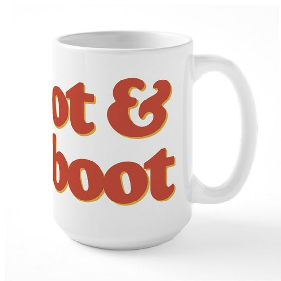 CafePress - Oot & Aboot - 15 oz Ceramic Large White Novelty Mug