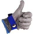 thumbnail image 1 of Guantes resistentes a cortes de acero inoxidable 316l Guante de trabajo de seguridad Protección nivel 5 (xl) Rojo Verde  Cocina, Decoración y Otros, 1 of 4