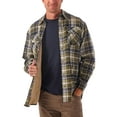 thumbnail image 3 of Wrangler Authentics Men's Long Sleeve Sherpa Lined Shirt Jacket, Olive Sky, Small, 3 of 5