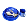 thumbnail image 2 of Juego de vajilla para acampada perfecl con bolsa de transporte de malla 6 u, 2 of 8