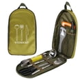 thumbnail image 2 of 8 Pièces / Ensemble Camping Batterie de Cuisine Portable Randonnée Intérieure en Plein Air BBQ Dinnerware RV Remorque Équipement de Randonnée Cuisinière Cuisson Vert, 2 of 9