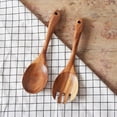 thumbnail image 6 of 2Pcs Wooden Salad Spoon, Salad Servers Salad Tongs Salad Tongs For Serving Wood Salad Servers Kitchen Cooking Utensil, 6 of 8