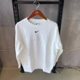 thumbnail image 3 of Sudadera Nike original de cuello redondo gris para mujer, nueva sudadera con forro polar para invierno DQ5734-063, 3 of 5