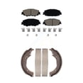 thumbnail image 1 of Transit Auto Front Rear Ceramic Brake Pads and Drum Shoes Kit for Car 2019 Toyota Corolla 2.0L KCN-100767, 1 of 11