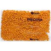John Bead Czech Rola Bead 4.5mm Op Lt Orange