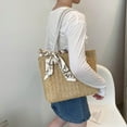 Summer Straw Shoulder Bags for Women Vintage Beach Bags 2023 Handbags