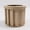 Beige, variant on TopComfy Round Strata Planter Decorative Flower Pot Built In Water Retention Tray Efficient Drainage System Durable Lightweight Construction Compact Planter for Flowers, Gold