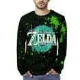 thumbnail image 4 of Logo The Legend of Zelda Tears Men's Long Sleeve T Shirt 3D Printed Fashion Tee Shirts Top Soft Comfortable Daily Shirt, 4 of 6