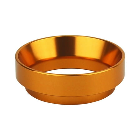 

NUZYZ 51/54/58mm Magnetic Espresso Coffee Powder Container Dosing Ring for Grinder Golden 51mm