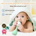 thumbnail image 4 of alilo Smarty Bunny Baby Rattle - Infants Musical Light Up Toys for 0-24 Months - Nursery Rhymes, Stories, White Noise, and Colour Recognition - Newborn Gift, 4 of 8