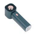 thumbnail image 2 of Ventilador de mano con diseño colgante tipo C, ventilador USB de refrigeración portátil recargable para interiores y exteriores, 5V, 1A, verde, 2 of 5