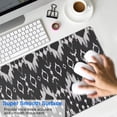thumbnail image 4 of Long Mouse Pads for Desk,Black Geometric Pattern Desk Mats on Top Of Desks, Desk Mouse Pad Extra Large with 3mm Non-Slip Base and Stitched Edge for Gaming,Office,Work,Home 31.5"x11.8", 4 of 6