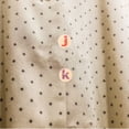 thumbnail image 4 of BESTOYARD 100Pcs Assorted Color Wooden Buttons Alphabet Two Hole Durable Buttons for Knitting and Sewing, 4 of 8