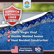 Lake Effect Pools 24' x 52 Fiji Round Resin Protected Steel Walled Above Ground Swimming Pool