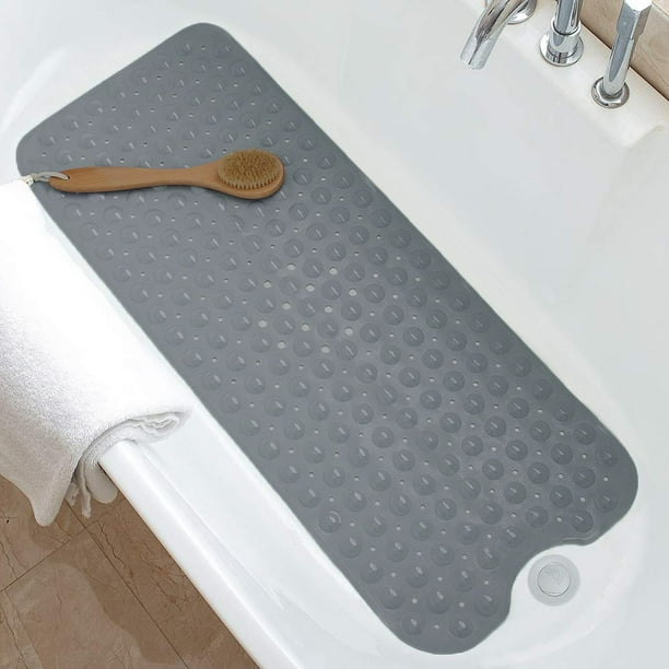 UBesGoo Popular Antibacterial Bath Tub Mat Extra Long Anti Slip