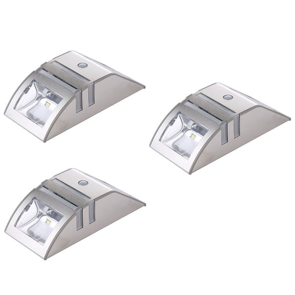 3 Pack Dual-LED Solar Power Motion Sensor Light Wall Garden Lamp outdoor wateproof